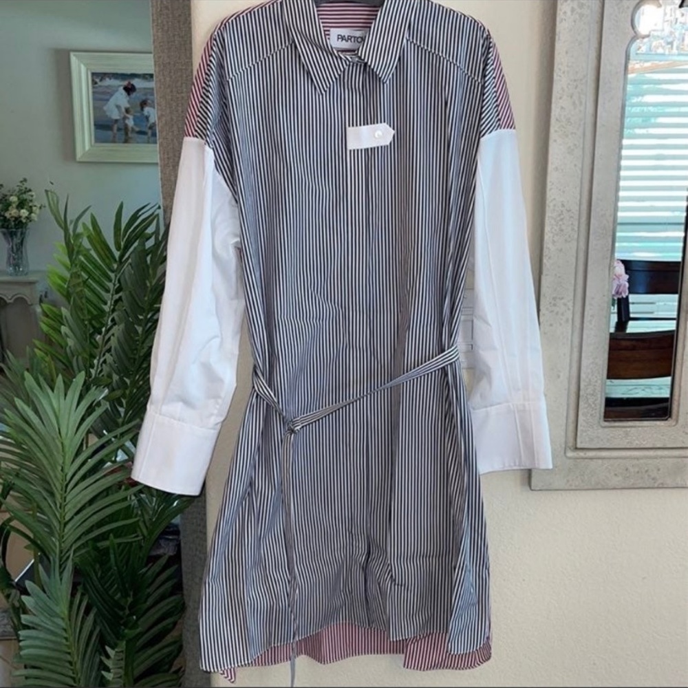 Partow Helena Shirtdress Size Small NWT - Picture 4 of 17